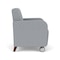 Lesro Siena Lounge Reception Guest Chair w/ Front Casters, 27 in W 29.5 in L 32.5 in H SN1101 - alternate 2